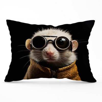 Warren Reed Designer Realistic Doormouse Cushions 33Cm X 48Cm - image 1