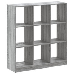 Berkfield Elegant Bookcase Grey Sonoma 102X32X108 Cm Engineered Wood - thumbnail 6