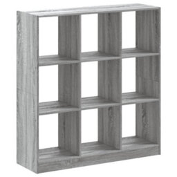 Berkfield Elegant Bookcase Grey Sonoma 102X32X108 Cm Engineered Wood - thumbnail 1
