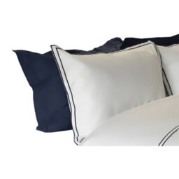 Belledorm Savoy Oxford Pillowcase Navy (76Cm X 51Cm) - thumbnail 2