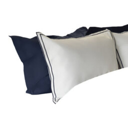 Belledorm Savoy Oxford Pillowcase Navy (76Cm X 51Cm) - thumbnail 1