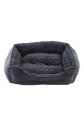 Living And Home Dark Grey Pet Sleeping Bed For Dog And Cat 76X60X20Cm - thumbnail 3