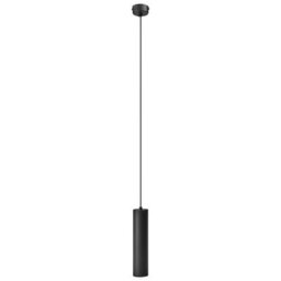 Wyld and Coco Luminalux Pendant Lamp Black Aluminium Modern Hanging Light With Warm Led For Living Room, Hallway And Bathroom - thumbnail 4