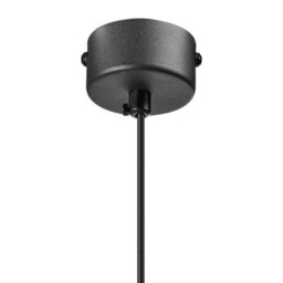 Wyld and Coco Luminalux Pendant Lamp Black Aluminium Modern Hanging Light With Warm Led For Living Room, Hallway And Bathroom - thumbnail 8
