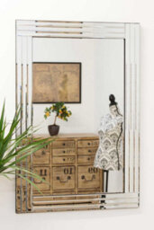 Mirroroutlet Oakley All Glass Triple Edge Bevelled Mirror 90 X 60 Cm - thumbnail 3