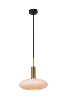 Lucide Singala Modern Pendant Light 30Cm - 1Xe27 - Matt Gold / Brass - image 1