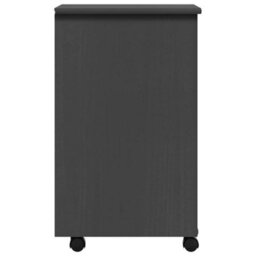 Walplus Rolling Cabinet With Drawers Moss Grey Solid Wood Pine - thumbnail 6