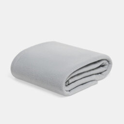Ohs Ultra Soft Polar Fleece Throw Lightweight Blanket Bedspread, Mid Grey - 200 X 240Cm - thumbnail 3