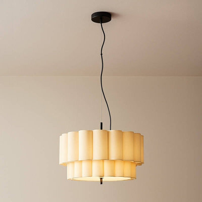 Wisteria Soho Ceiling Pendant Light Black / Natural - image 1