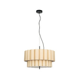 Wisteria Soho Ceiling Pendant Light Black / Natural - thumbnail 2