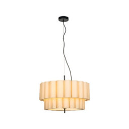 Wisteria Soho Ceiling Pendant Light Black / Natural - thumbnail 3