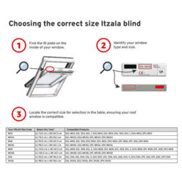 Luxtra (Dhr) Grey Blackout Roller Blind For Velux Roof Window M04 With Silver Side Rails - thumbnail 2