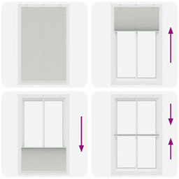 Berkfield Pleated Blind Light Grey 120X200 Cm Fabric Width 119.4 Cm Polyester - thumbnail 7