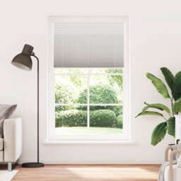 Berkfield Pleated Blind Light Grey 120X200 Cm Fabric Width 119.4 Cm Polyester - thumbnail 2