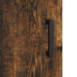 Berkfield Elegant Highboard Smoked Oak 69.5X34X180 Cm Engineered Wood - thumbnail 9