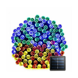 HSD 200 Led Multicolour String Lights (22M) - Solar Power Lights For Christmas, Weddings, And Home Decor