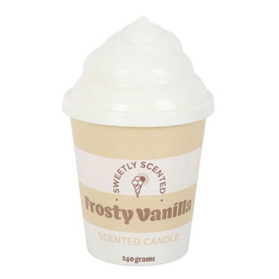 Something Different Frosty Vanilla Ice Cream Scented Candle White/cream (15.5Cm X 9.5Cm X 9.5Cm) - image 1