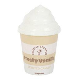 Something Different Frosty Vanilla Ice Cream Scented Candle White/cream (15.5Cm X 9.5Cm X 9.5Cm) - thumbnail 1