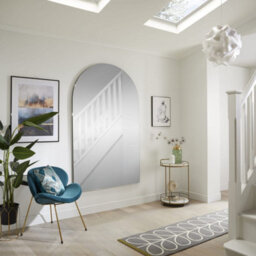 The Online Mirror Shop Leaner Mirror Simplistic Arched Shape With Arch Black Outline- H 180Cmxw 110Cmxd 5Cm For Hanging In Living Room, Bedroom - thumbnail 2