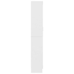 Berkfield Vitrine Cabinet White 82.5X30.5X185.5 Cm Engineered Wood - thumbnail 7