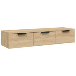 Walplus Wall Cabinet Sonoma Oak 102X30X20 Cm Engineered Wood - thumbnail 2