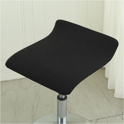 Square Bar Stool Cover Set Of 2, Universal Seat With Elastic Bottom, Industrial Style - image 1