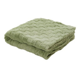 Living And Home Checkered Soft Warm Reversible Checkered Throw Blanket Green 150Cm W X 200Cm D Living Room Bedroom Patio - thumbnail 1