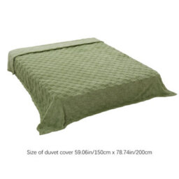 Living And Home Checkered Soft Warm Reversible Checkered Throw Blanket Green 150Cm W X 200Cm D Living Room Bedroom Patio - thumbnail 9