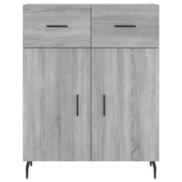Berkfield Sideboard Grey Sonoma 69.5X34X90 Cm Engineered Wood - thumbnail 6