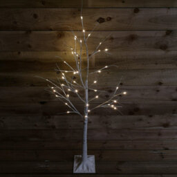 Samuel Alexander 1.2M (4Ft) Indoor Outdoor Christmas Lit Birch Tree With 48 Warm White Leds - thumbnail 8