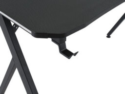 Gaming Desk With Rgb Led Lighting Home Office Desk Ergonomic Gamer Workstation With Mouse Pad - thumbnail 5