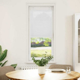 Berkfield Pleated Blind White 45X100 Cm Fabric Width 44.4 Cm Polyester - thumbnail 2