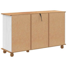 Walplus Chest Of Drawer Askim White 79 X 40 X 133.5 Cm Solid Pine Wood - thumbnail 8