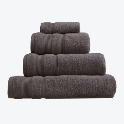 Allure Bath Fashions Luxury Zero Twist Egyptian Cotton Bath Towel - Charcoal Grey - image 1