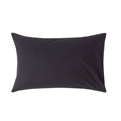 Homescapes Black Egyptian Cotton Housewife Pillowcase 200 Tc - image 1