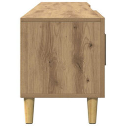 Berkfield Durable Tv Cabinet Artisan Oak 180X31.5X40 Cm Engineered Wood - thumbnail 6