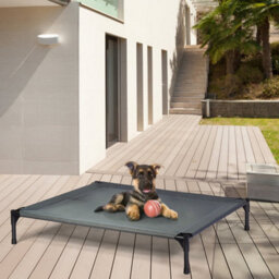 Costway Dog Bed Cat Cot Elevated Pet Tent With Detachable Canopy - thumbnail 3
