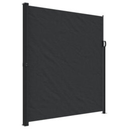Berkfield Retractable Side Awning Black 220X300 Cm - thumbnail 2