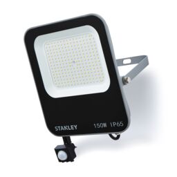 Stanley Ik10 Black Mains-Powered Cool Daylight Outdoor Led Pir Floodlight 16500Lm - thumbnail 5