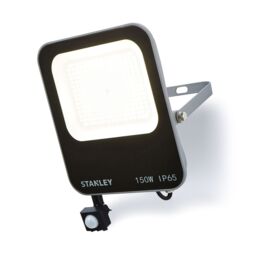 Stanley Ik10 Black Mains-Powered Cool Daylight Outdoor Led Pir Floodlight 16500Lm - thumbnail 4