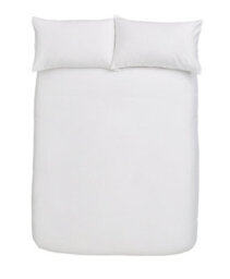 Bianca Fine Linens Bianca Bedding Luxury 800 Thread Count Cotton Sateen Duvet Cover Set With Pillowcases White - thumbnail 4