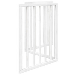 Walplus White Dog Gate Foldable 3 Panels 150 Cm Poplar Wood - thumbnail 5