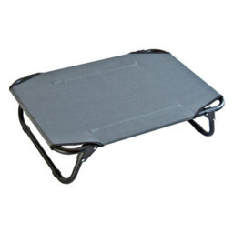 Actiaspet Elevated Dog Bed Pet Cat Raised Folding Camping Cot Indoor Outdoor Waterproof Medium Grey - thumbnail 4