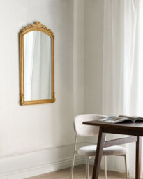 Beliani Wall Mirror Gorges 55 Cm 96 Cm Metal Gold - thumbnail 2