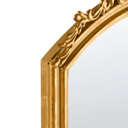 Beliani Wall Mirror Gorges 55 Cm 96 Cm Metal Gold - thumbnail 5