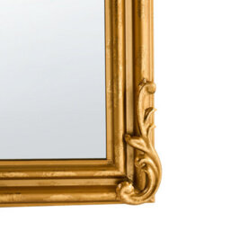 Beliani Wall Mirror Gorges 55 Cm 96 Cm Metal Gold - thumbnail 6