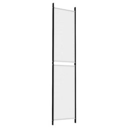 Berkfield 3-Panel Room Divider White 150X220 Cm Fabric - thumbnail 6