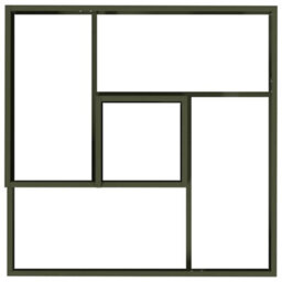 Berkfield Garden Planter Olive Green 80 X 80 X 50 Cm Cold-Rolled Steel - thumbnail 8
