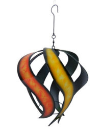 Metal Wind Spinner Garden Ornament - Rainbow - thumbnail 2