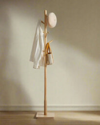 Modcraft Free Standing Solid Coat Rack With 8 Hooks For Hallway